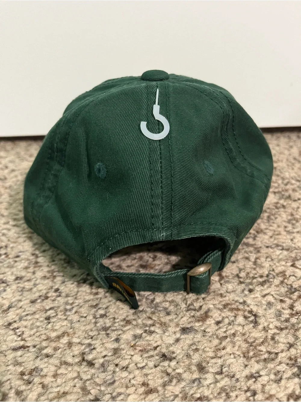 Baylor University Green Baseball Cap with Gold BU Logo
